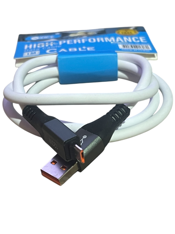 Cable engomado USB a pin V8 - Imagen 2