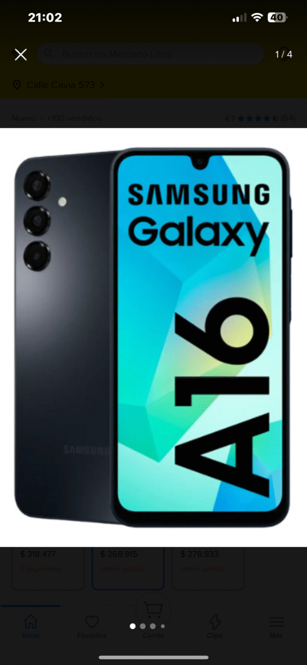 Samsung Galaxy A16 6gb 128de Rom