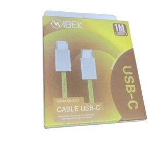 Cable Usb C a C Color Clarito Mallado 1m