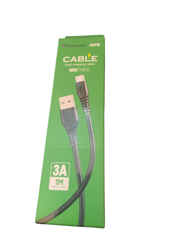 CABLE DE DATOS 3A USB A TIPO C         SOMOSTEC